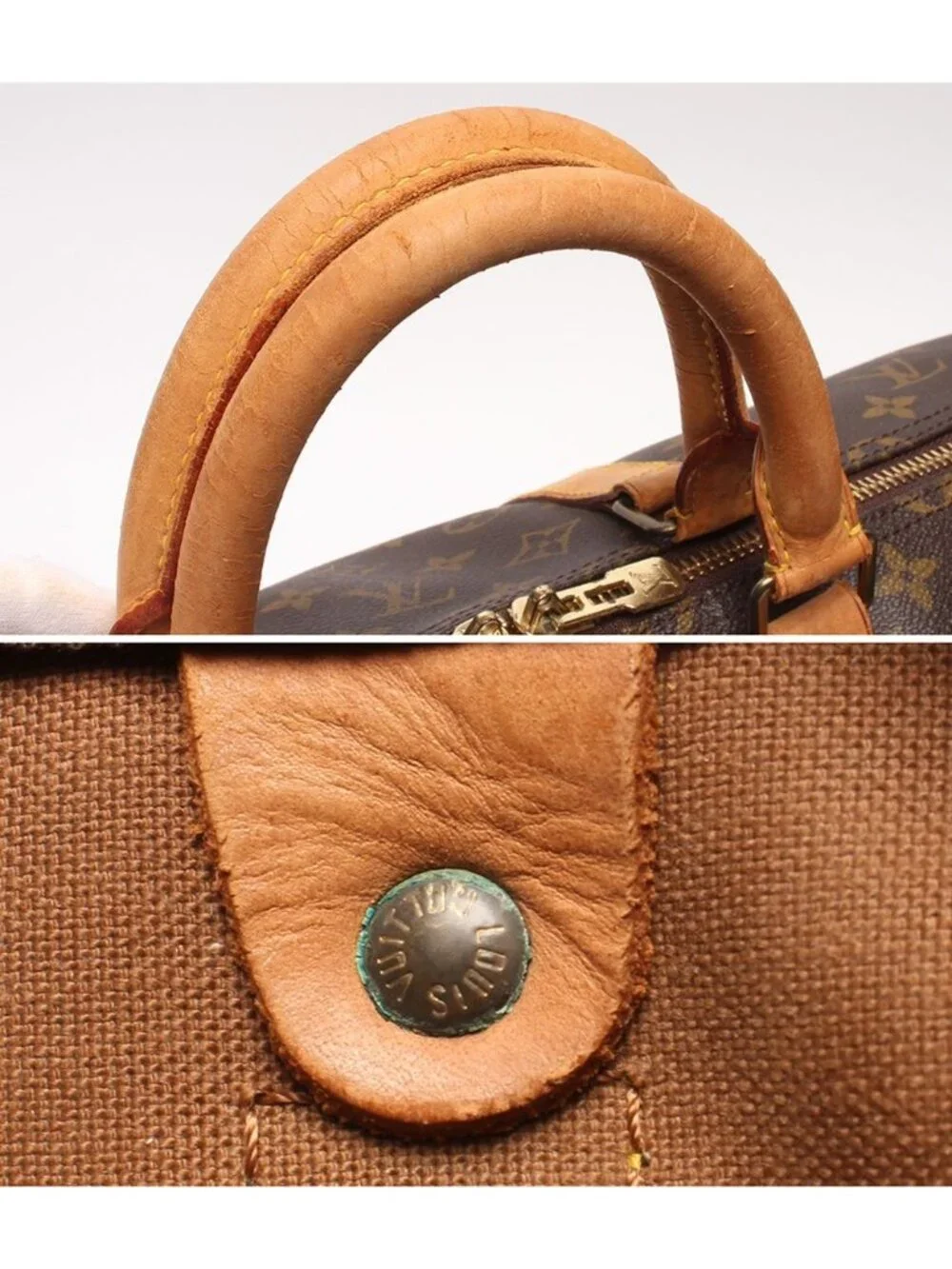 Louis Vuitton 2-Way Boston Bag Crossbody Bandouliere 55 Monogram